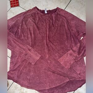 Maroon M Zella Top